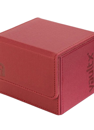 Vault X - Metallic Red 100+ Sideloading Deck Box