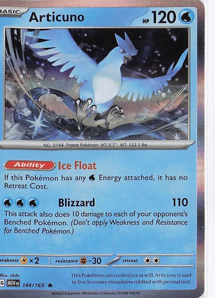 Articuno 144/165 (H)