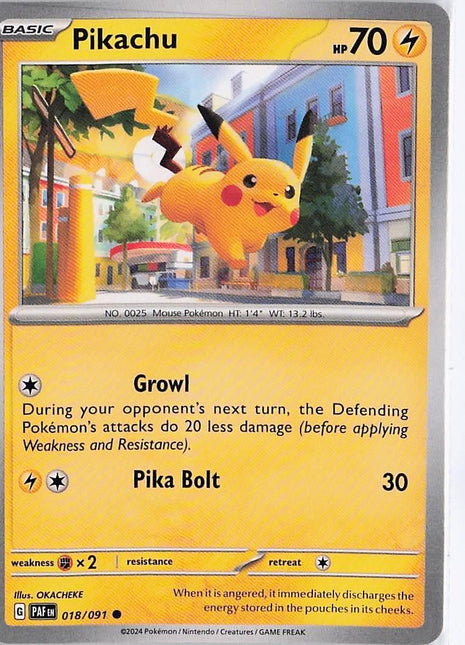 Pikachu 018/091