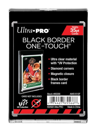Ultra Pro - 35pt Black Border UV ONE-TOUCH Magnetic Holder