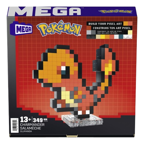 Pokemon - Mega Blocks: Charmander Pixel Art