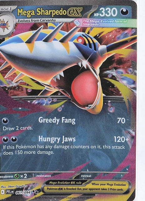 Mega Sharpedo ex 061/094