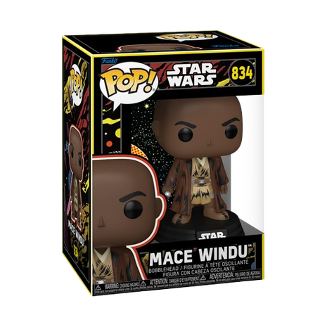 Star Wars - Mace Windu (Retro) #834 Funko Pop!