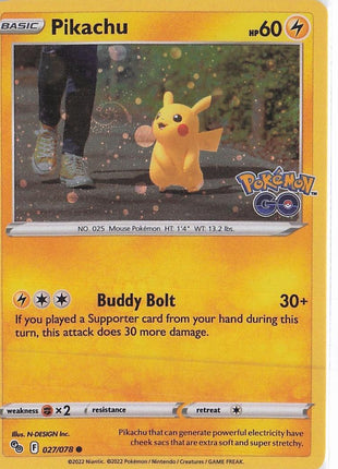 Pikachu 027/078 (Cosmic Holo)