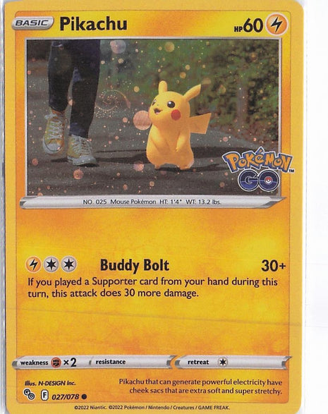 Pikachu 027/078 (Cosmic Holo)
