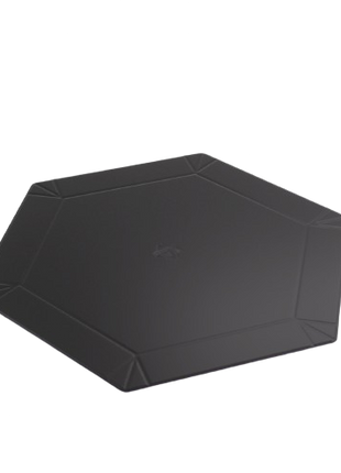 Gamegenic - Black/Purple Hexagonal Magnetic Dice Tray
