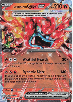 Hearthflame Mask Ogerpon ex 040/167