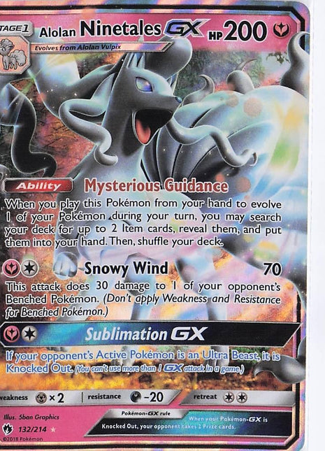 Alolan Ninetales GX 132/214