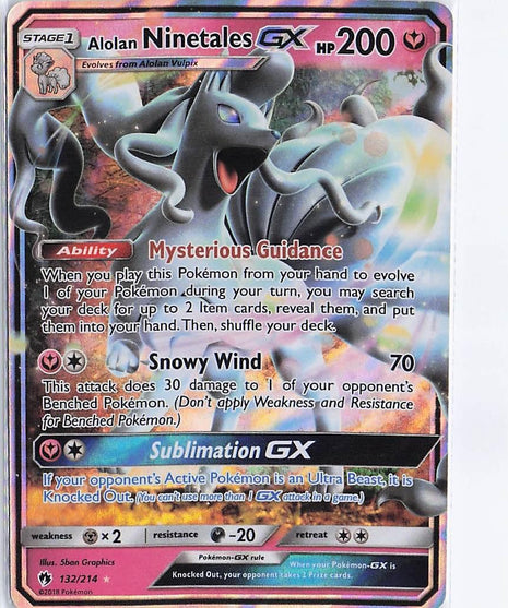 Alolan Ninetales GX 132/214