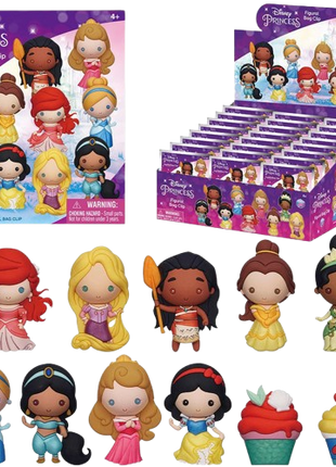 Disney - Disney Princess: Series 49 3D Character Bag Clip Blind Bag