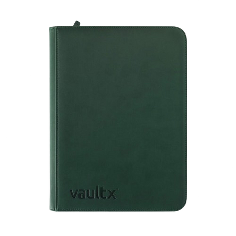 Vault X - Forest Green 9 Pocket Zip Binder