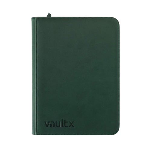 Vault X - Forest Green 9 Pocket Zip Binder