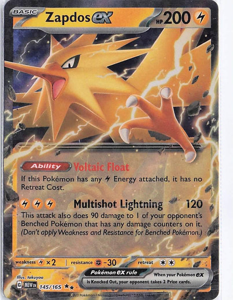 Zapdos ex 145/165