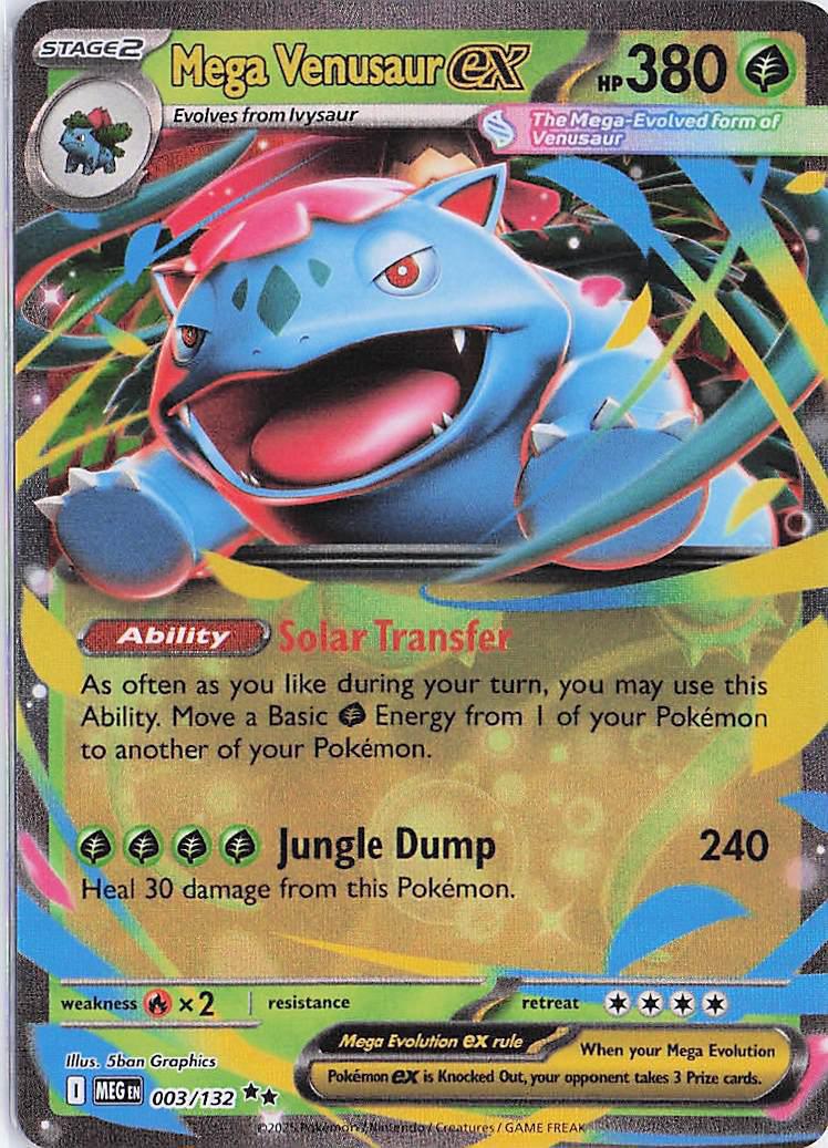 Mega Venusaur ex 003/132