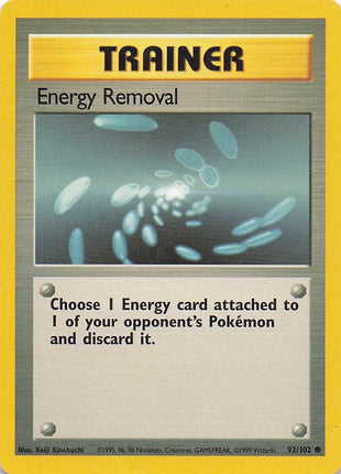 Energy Removal 92/102