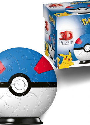 Pokemon - Great Ball 3D Puzzle (55 Pieces)