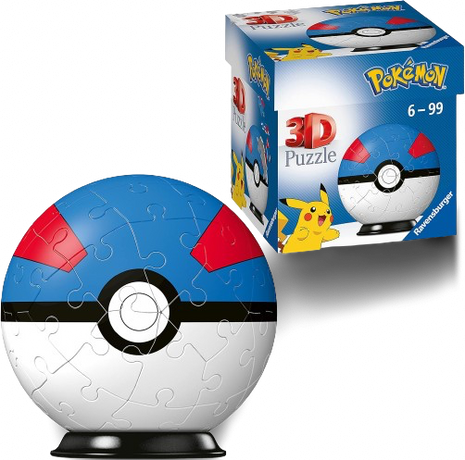 Pokemon - Great Ball 3D Puzzle (55 Pieces)