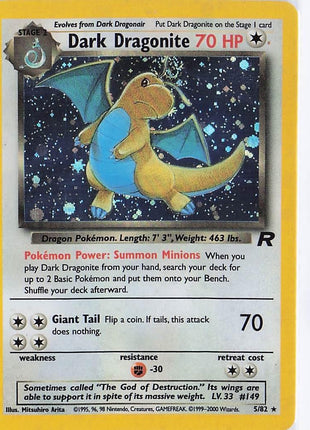 Dark Dragonite 5/82 (H)