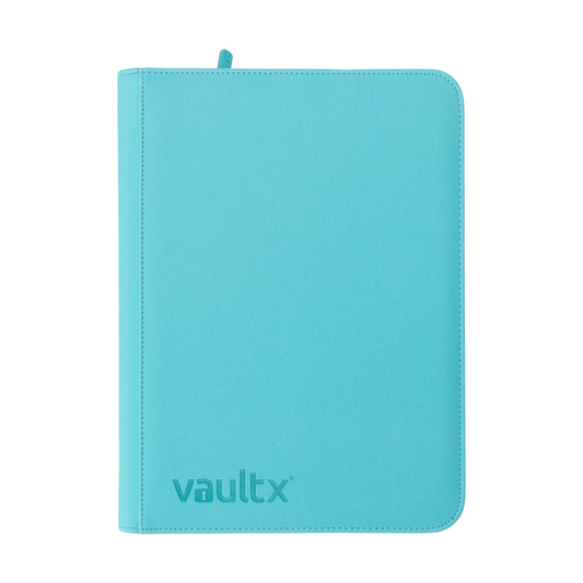 Vault X - Pastel Blue 9 Pocket Zip Binder