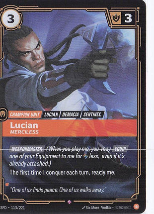 Lucian, Merciless 113/221