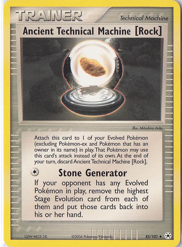Ancient Technical Machine (Rock) 85/101