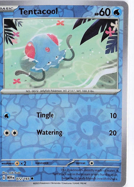 Tentacool 072/165 (RH)