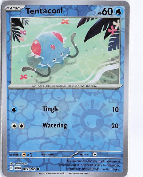 Tentacool 072/165 (RH)