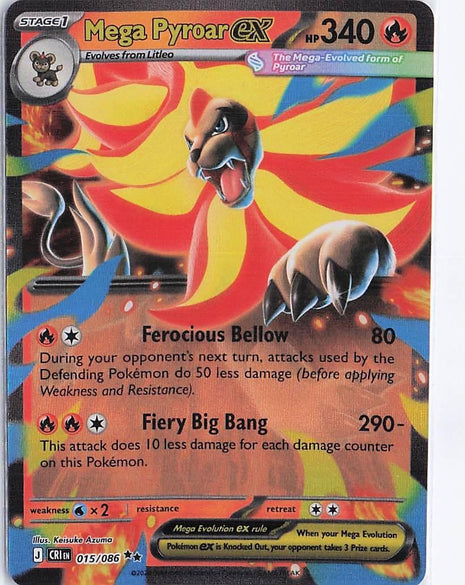 Mega Pyroar ex 015/086