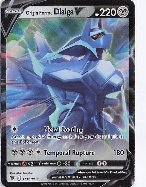 Origin Forme Dialga V 113/189