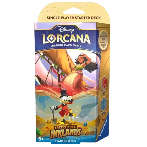 Disney Lorcana - Into the Inklands - Starter Deck - Ruby & Sapphire (Moana & Scrooge)