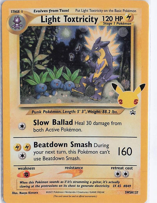 Light Toxtricity SWSH137
