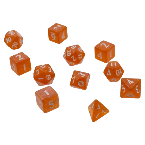 Ultra Pro - Eclipse: Pumpkin Orange 11 Dice Set