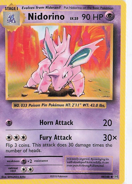 Nidorino LV.25 44/108