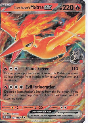 Team Rocket's Moltres ex 031/182