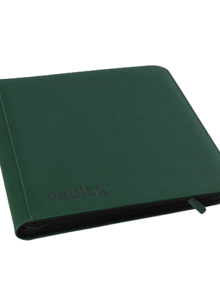 Vault X - Forest Green 12 Pocket Zip Binder