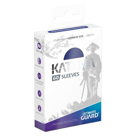 Ultimate Guard - Blue Japanese Katana Sleeves (60)