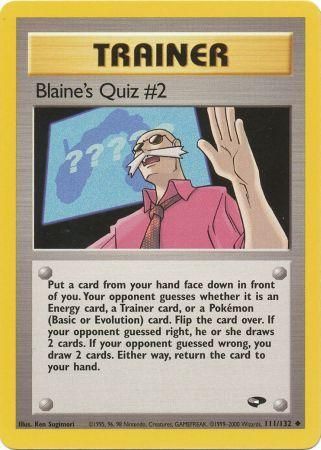 Blaine’s Quiz #2 111/132