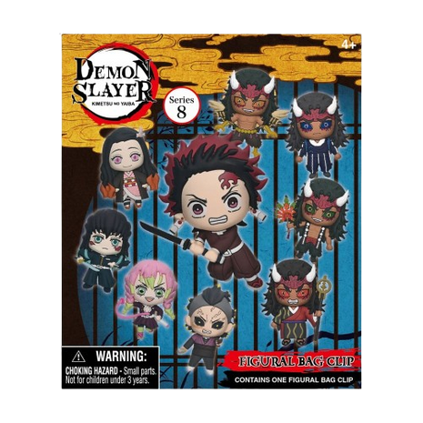 Demon Slayer - Series 8: 3D Character Bag Clip Blind Bag