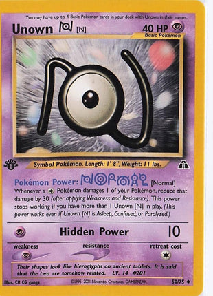 Unown N 50/75 (1st)