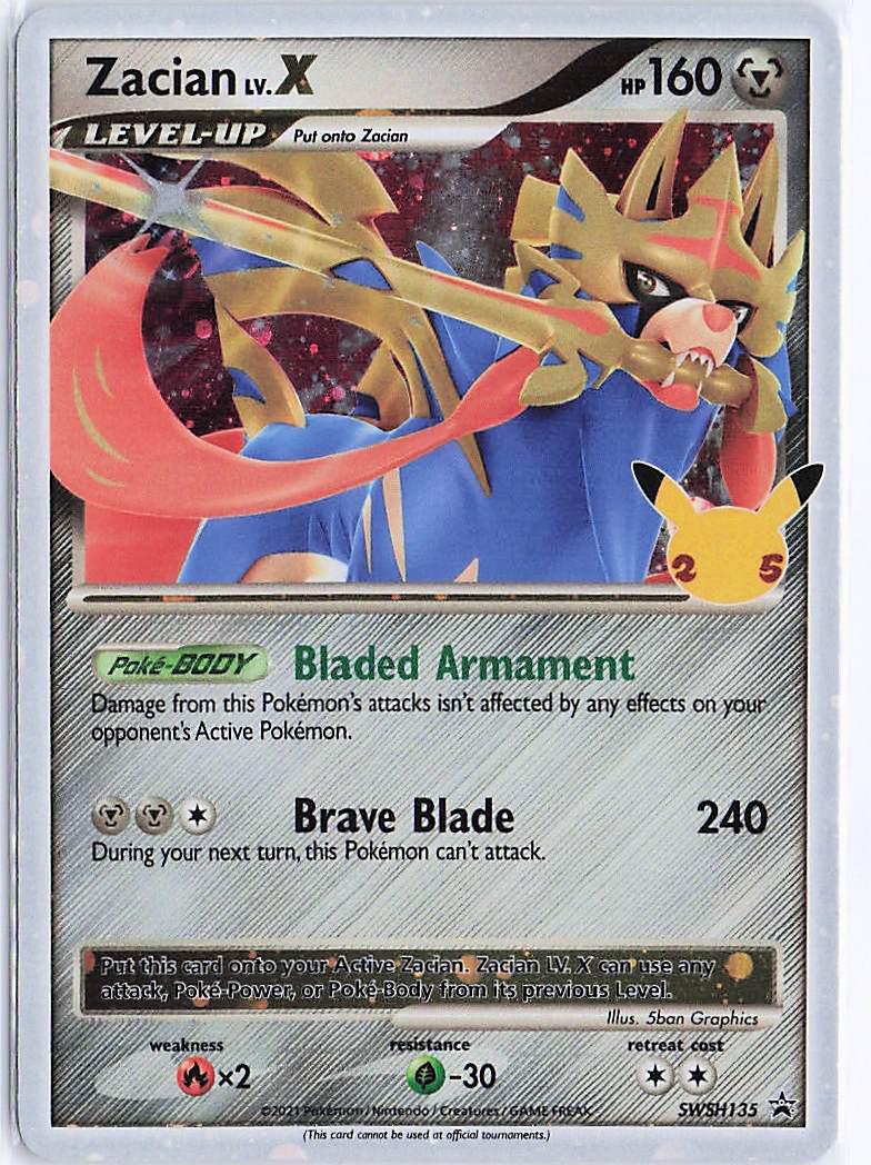 Zacian LV.X SWSH135
