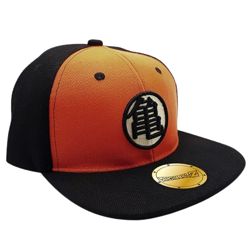 Dragon Ball - Black & Orange Kame Snapback Cap