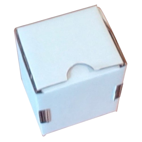 Cardboard Storage Box - 100 Cards: White