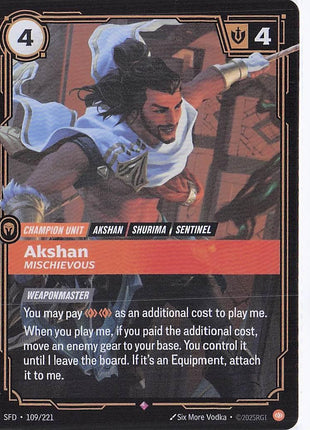 Akshan, Mischievous 109/221
