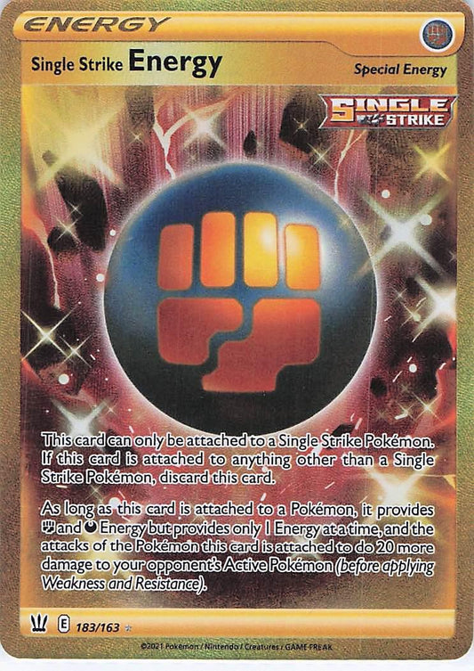 Single Strike Energy 183/163