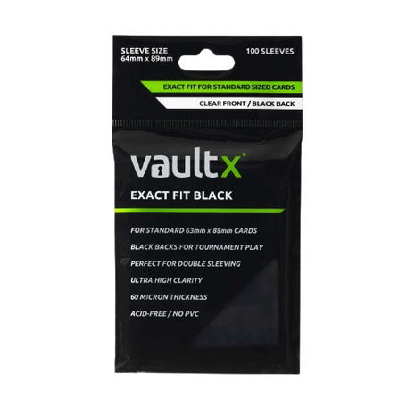 Vault X - Exact Fit Black Sleeves