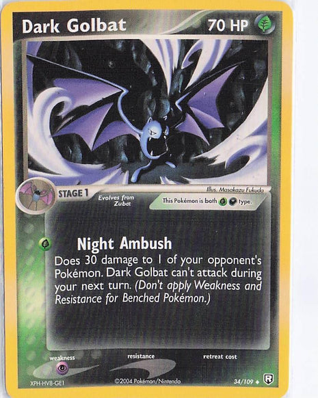 Dark Golbat 34/109