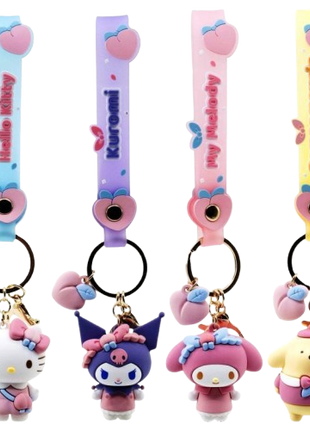 Hello Kitty and Friends - Peaches Series Keychains