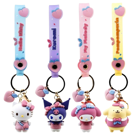 Hello Kitty and Friends - Peaches Series Keychains