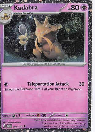 Kadabra 064/165 (Cosmic Holo)