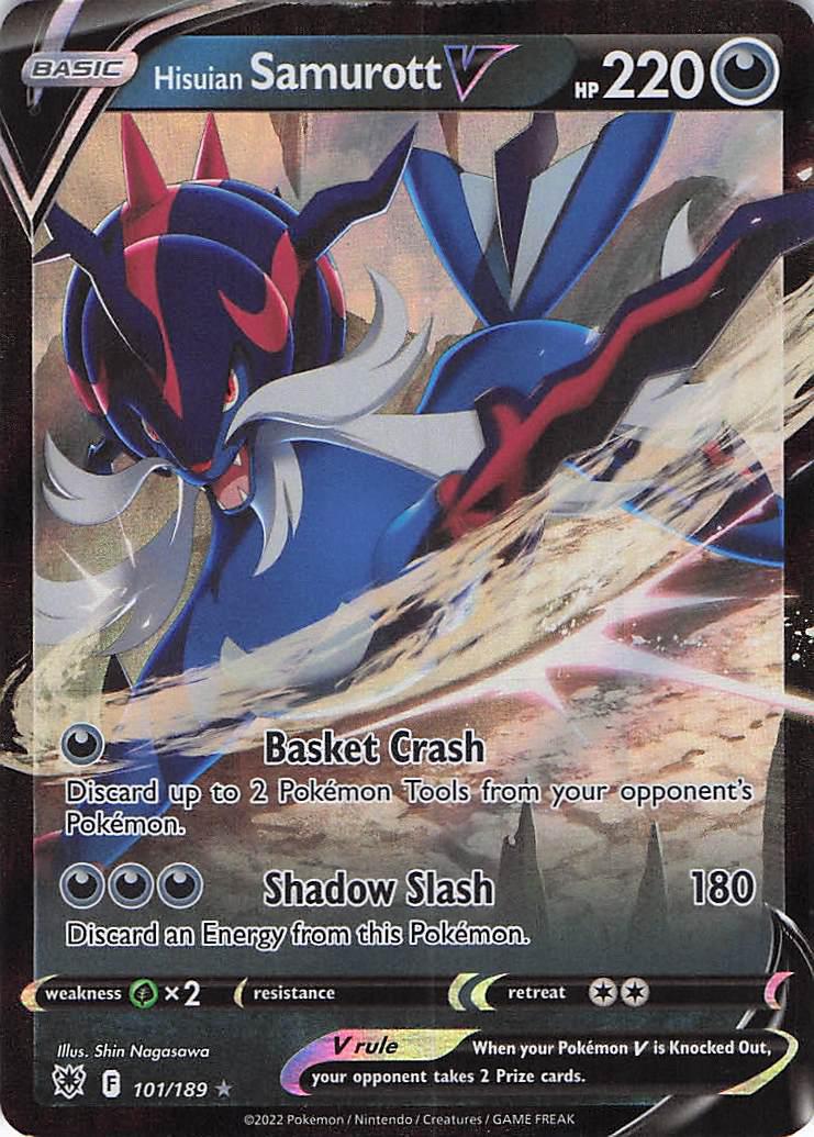Hisuian Samurott V 101/189